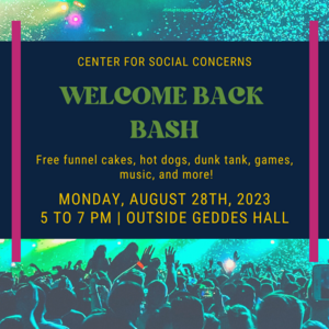 2023 Welcome Back Bash Square